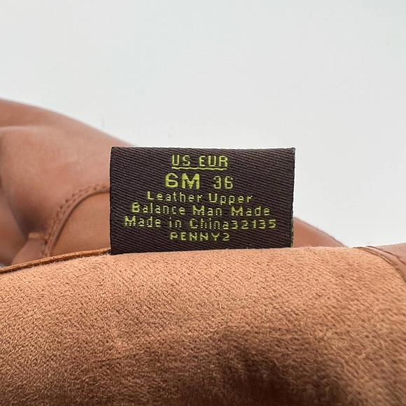 Sam Edelman Womens Penny 2 Riding Boots size 6M Whiskey Brown Leather Knee High - Picture 12 of 14